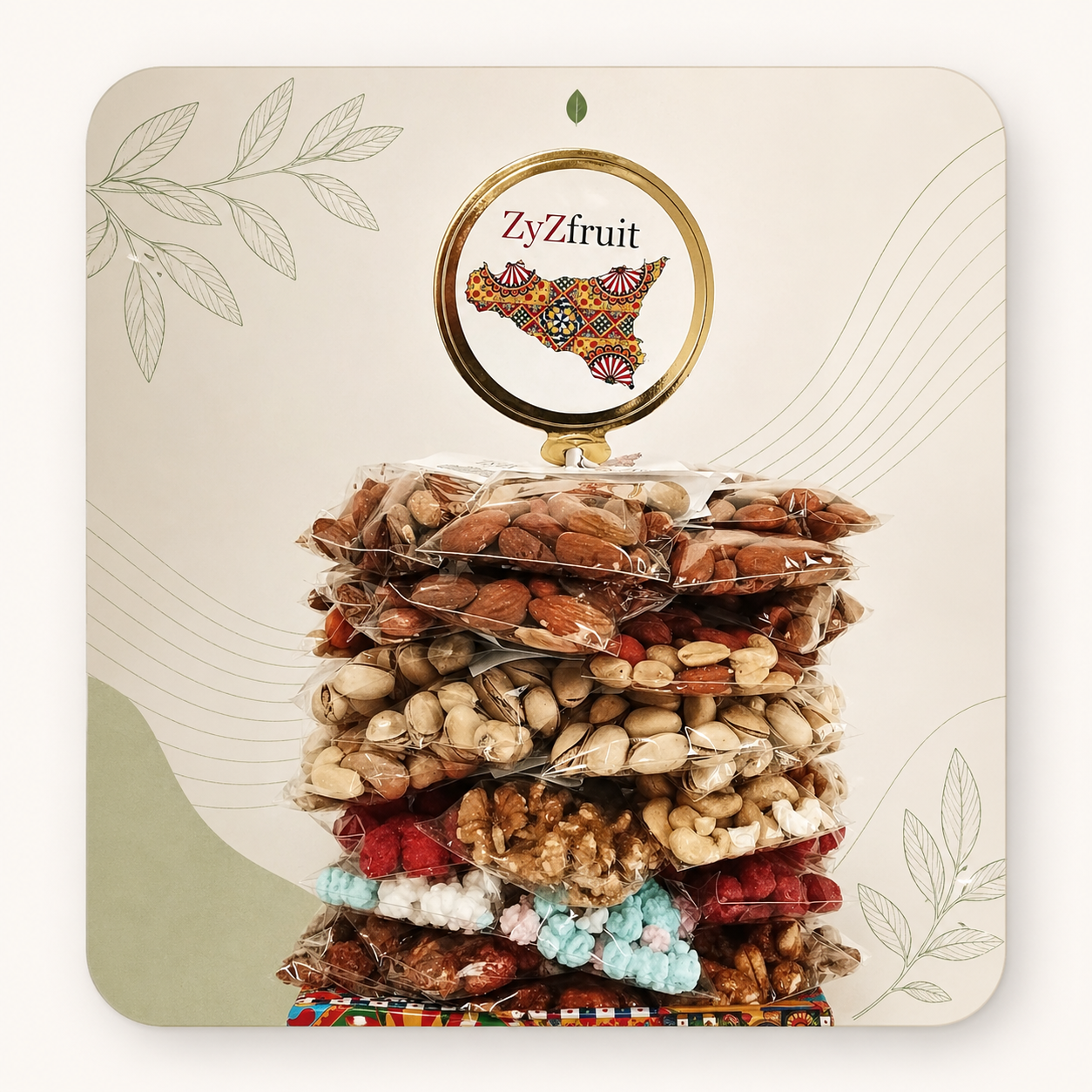 ZyZFruit - Espositore frutta secca
